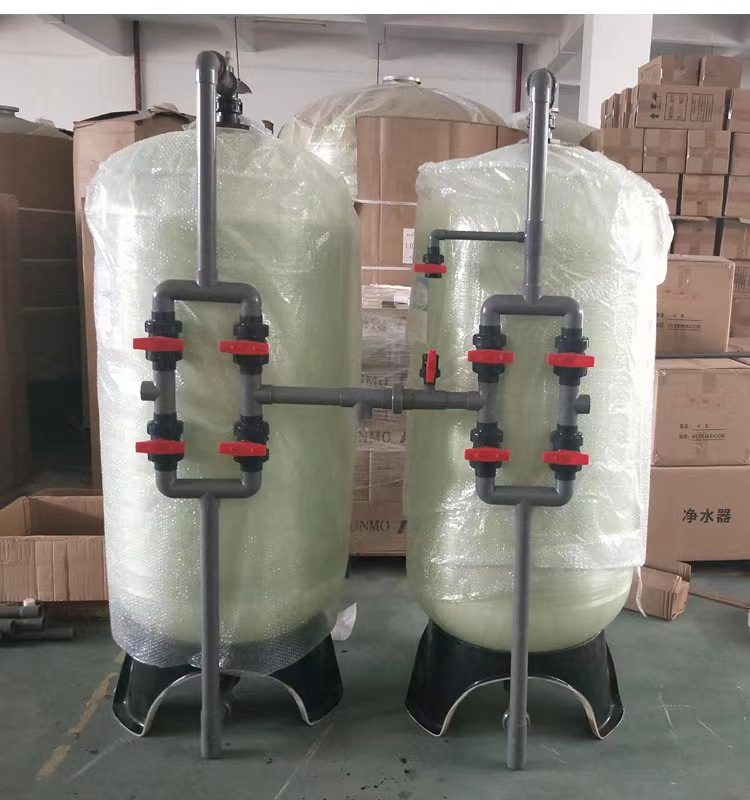 Fiberglass Reinforced Tanks And Vessels Prefiltration Soften Resin for Sale Singapore Malaysia Activated Carbon And Silica Sand